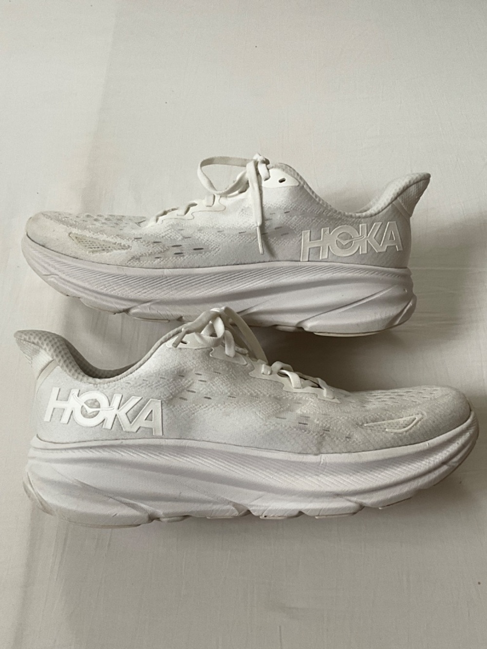 HOKA Clifton 9 Hands-Free Size 11 White - Picture 3 of 16
